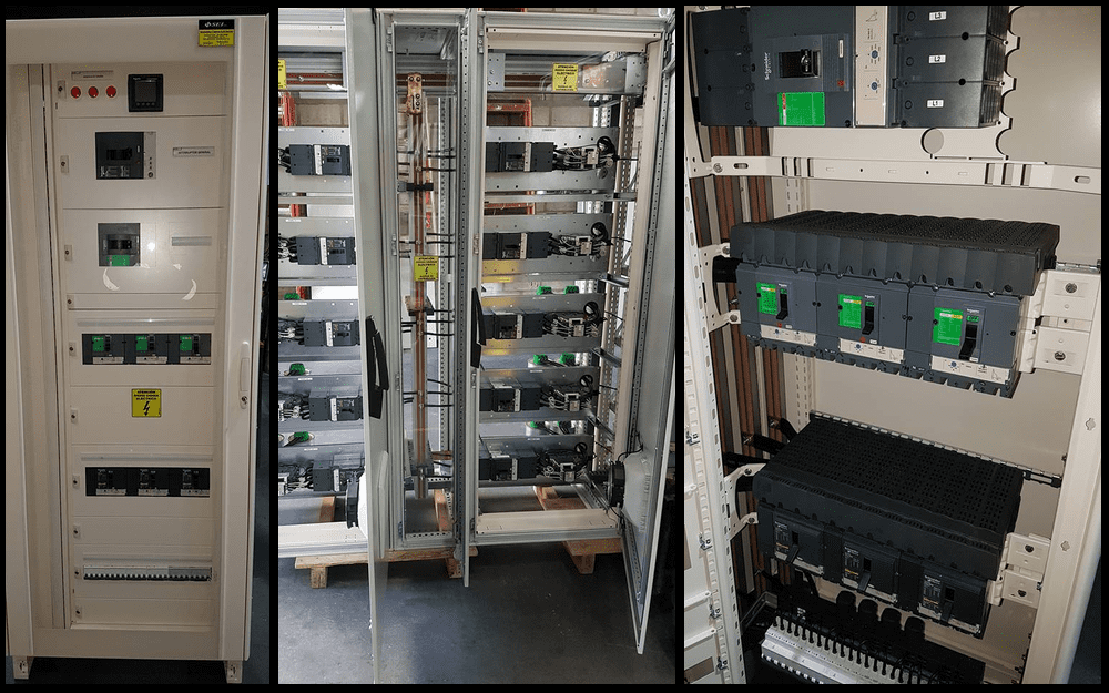 instalación eléctrica rack