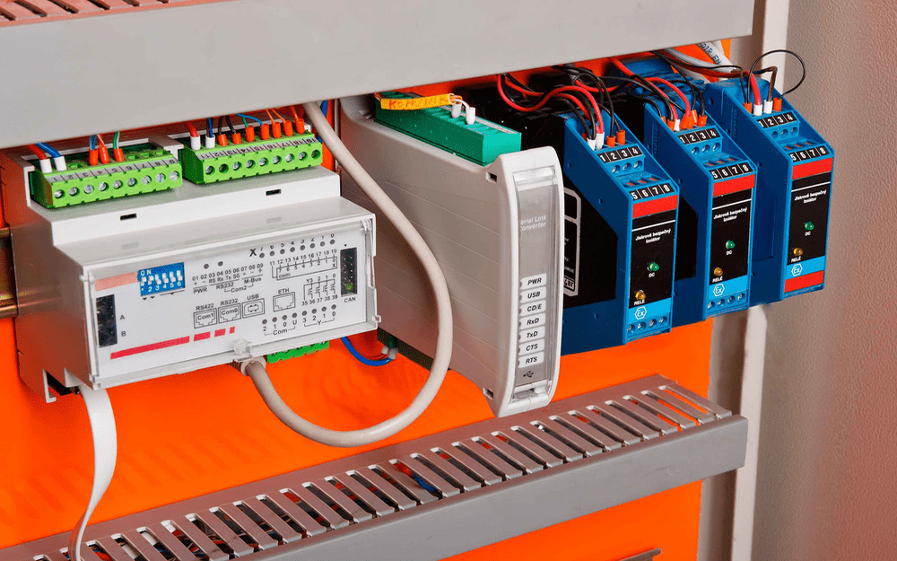 panel de automatización eléctrica